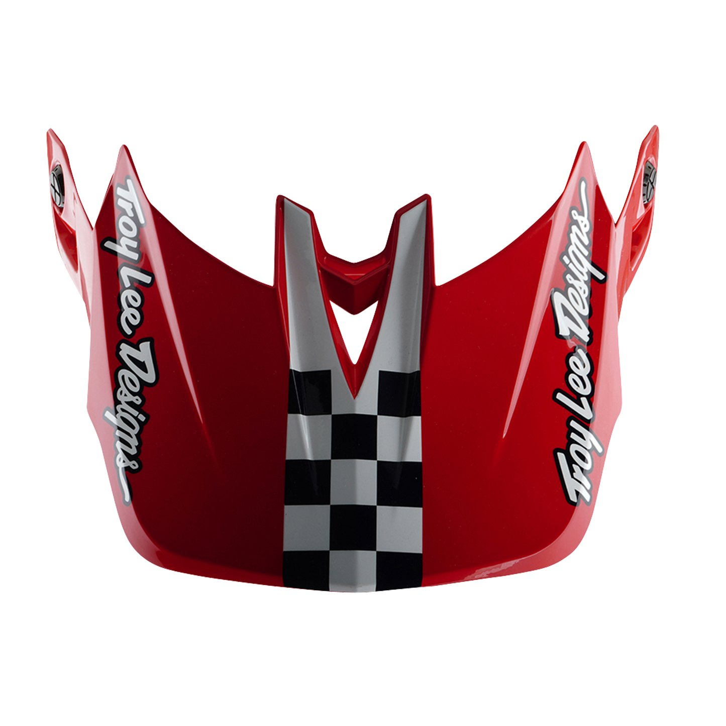 TROY LEE DESIGN D4 POLYACRYLITE FIFTY 50 MTB přilba bílá/červená