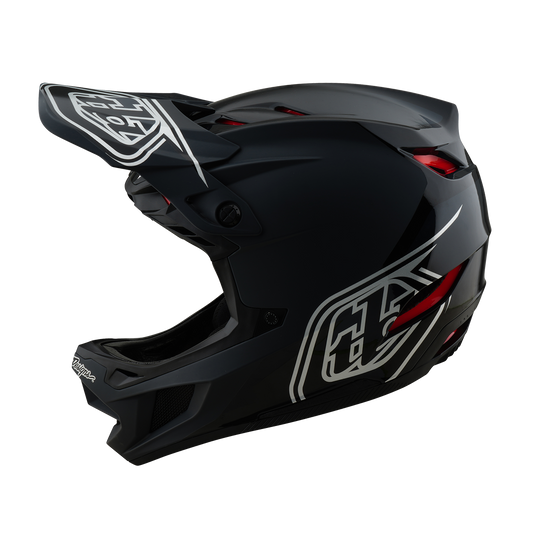 MTB Helmet TROY LEE DESIGNS D4 POLYACRYLITE SHADOW Black 2025