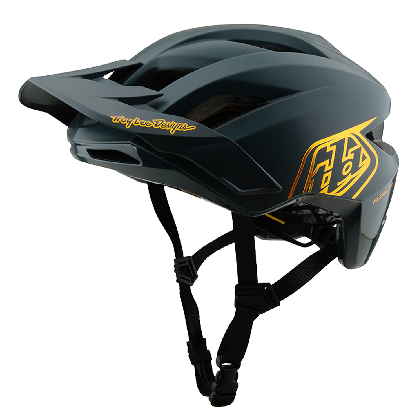 MTB helma TROY LEE DESIGN FLOWLINE POINT MIPS Grey/Yellow 2025