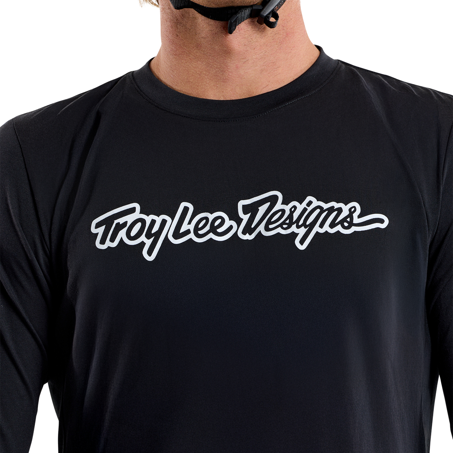 TROY LEE DESIGN SKYLINE RIDE TEE SIGNATURE Dres s dlouhým rukávem Black 2025