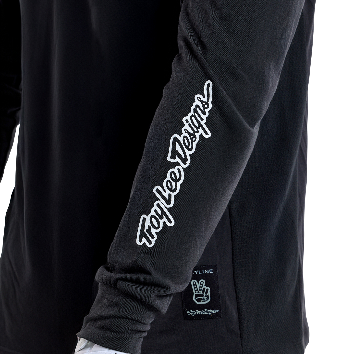 TROY LEE DESIGN SKYLINE RIDE TEE SIGNATURE Dres s dlouhým rukávem Black 2025