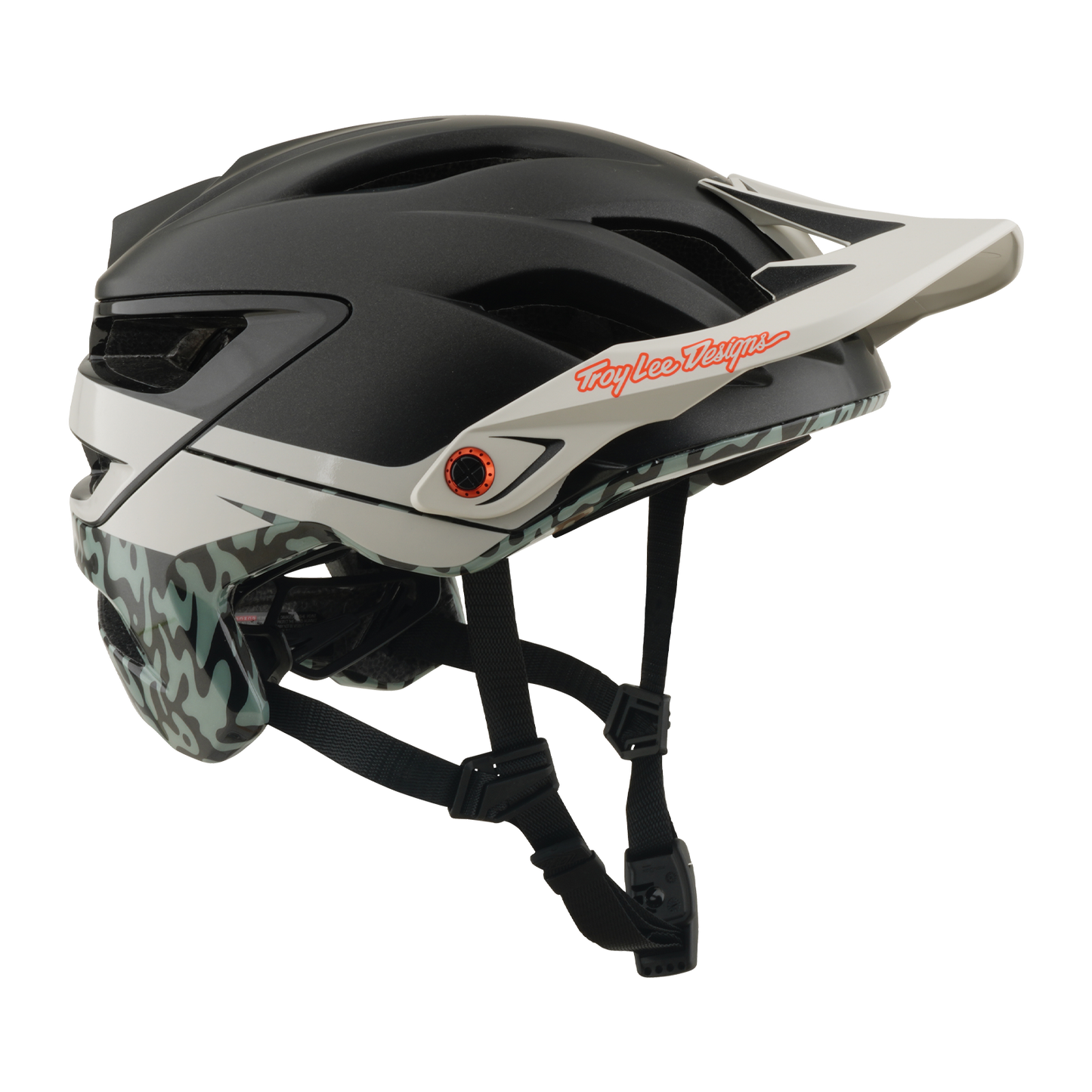 MTB helmet TROY LEE DESIGNS A3 MIPS HALO PUMICE Charcoal/White
