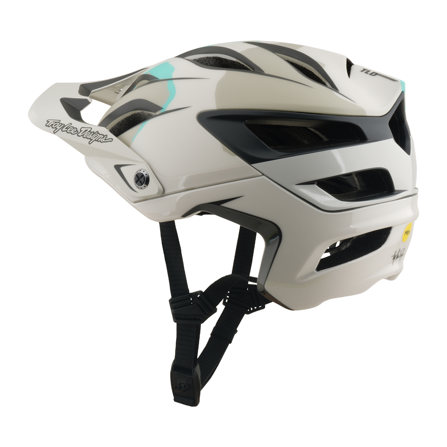 MTB helmet TROY LEE DESIGNS A3 MIPS HALO PUMICE White/Camo