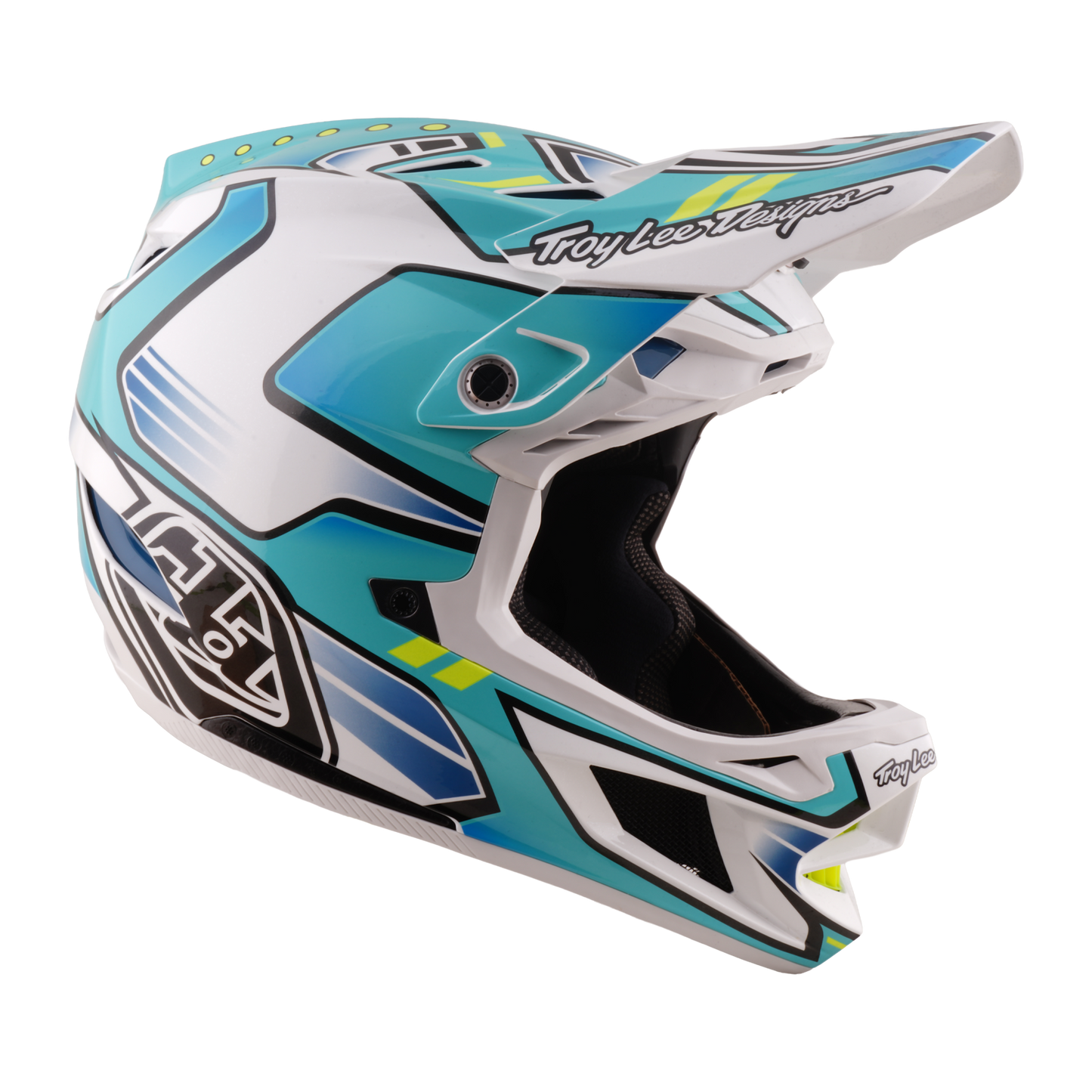 MTB Helmet TROY LEE DESIGNS D4 COMPOSITE MIPS CREST REAL Green