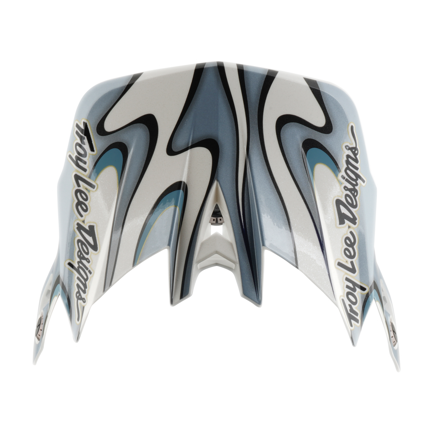 MTB helmet TROY LEE DESIGNS D4 COMPOSITE MIPS TORCHED White/Silver