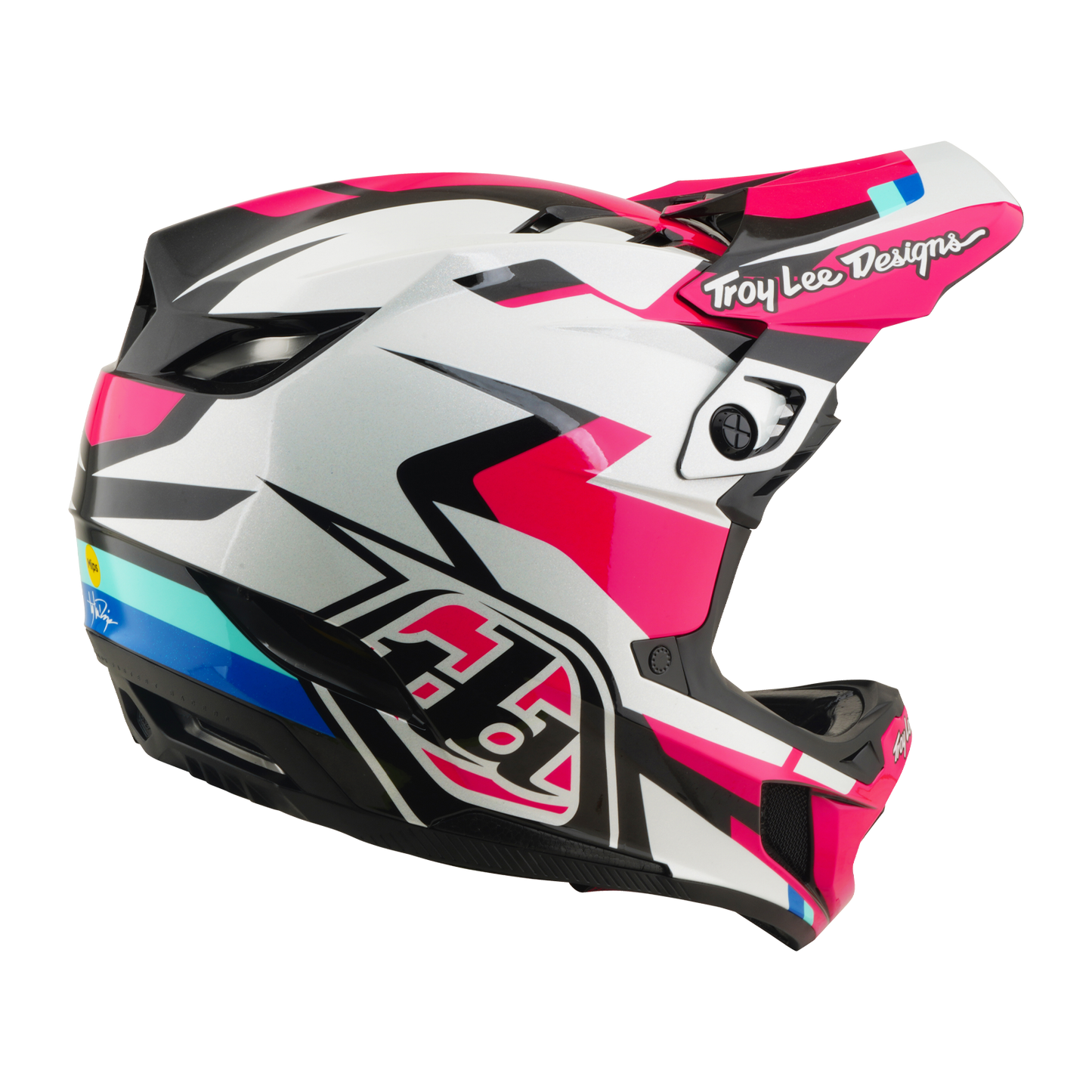 MTB helmet TROY LEE DESIGNS D4 POLYACRYLITE MIPS ROAMER Magenta