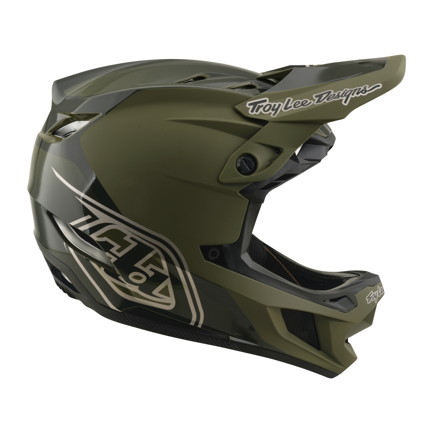 MTB Helmet TROY LEE DESIGNS D4 POLYACRYLITE MIPS SHADOW BEETLE Khaki