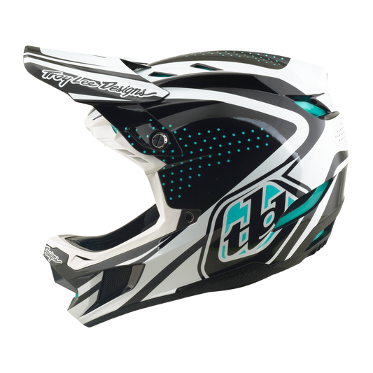 MTB helmet TROY LEE DESIGNS D4 POLYACRYLITE MIPS THE LINE Charcoal/White