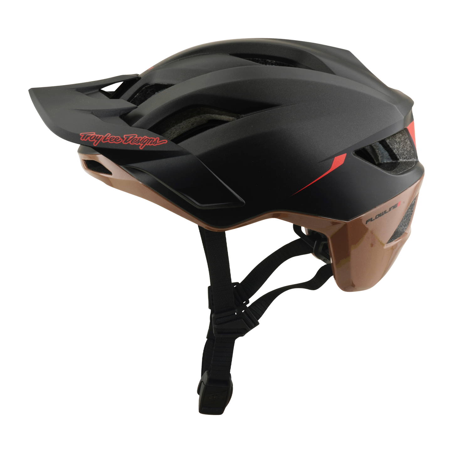 MTB přilba TROY LEE DESIGNS FLOWLINE SE MIPS STACKS Black/Brown