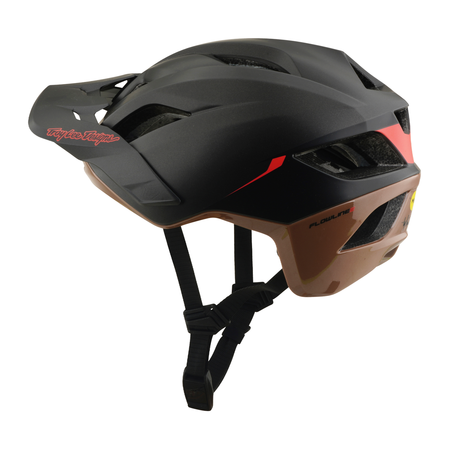 MTB přilba TROY LEE DESIGNS FLOWLINE SE MIPS STACKS Black/Brown