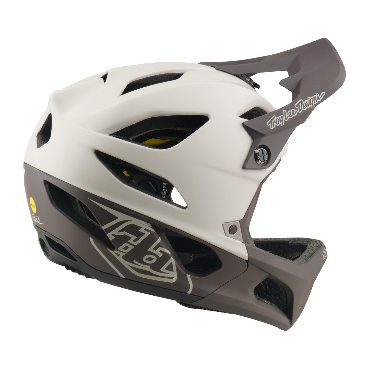 MTB helmet TROY LEE DESIGNS STAGE MIPS DRONE PUMICE White