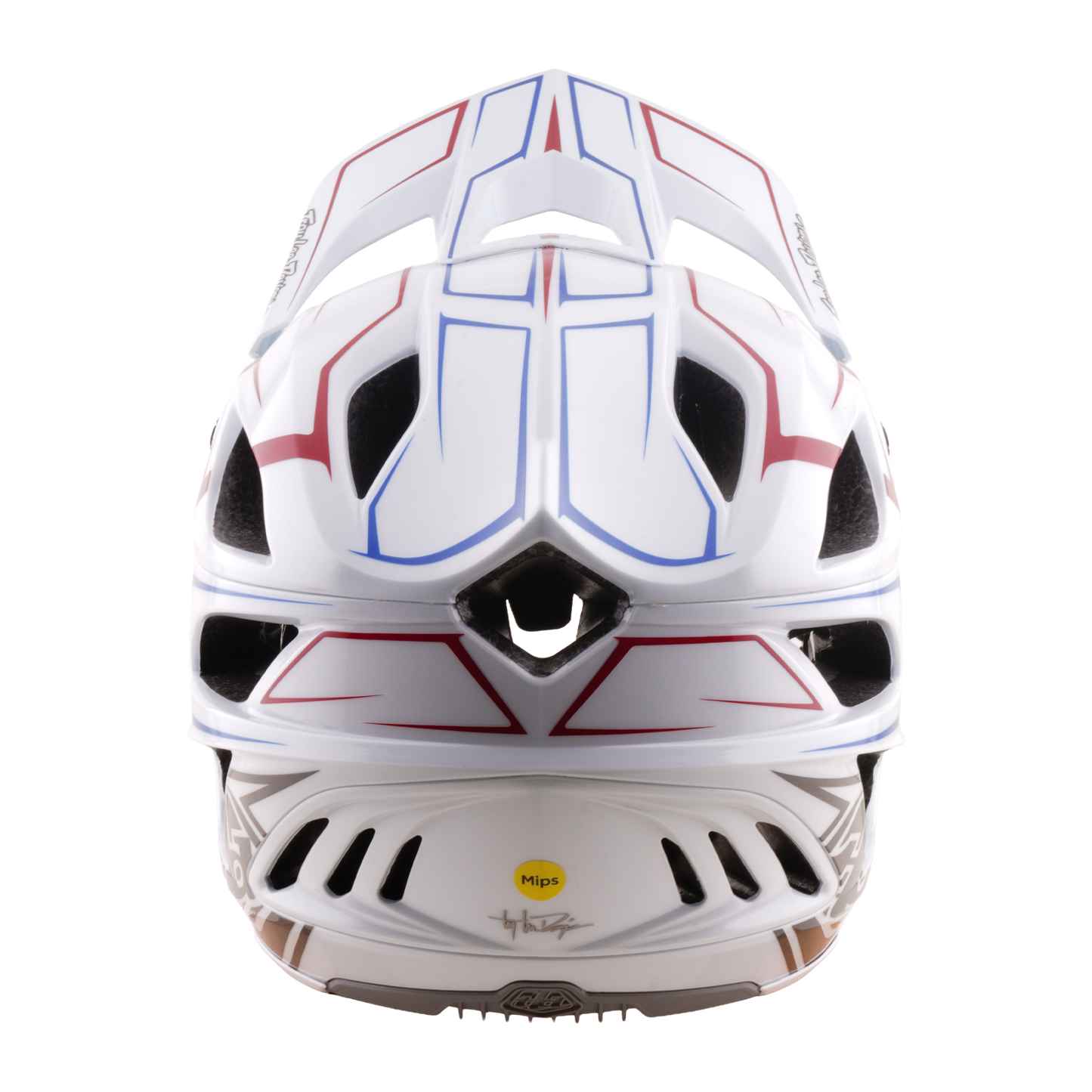 MTB helma TROY LEE DESIGNS STAGE STUNT PINSTRIPE White