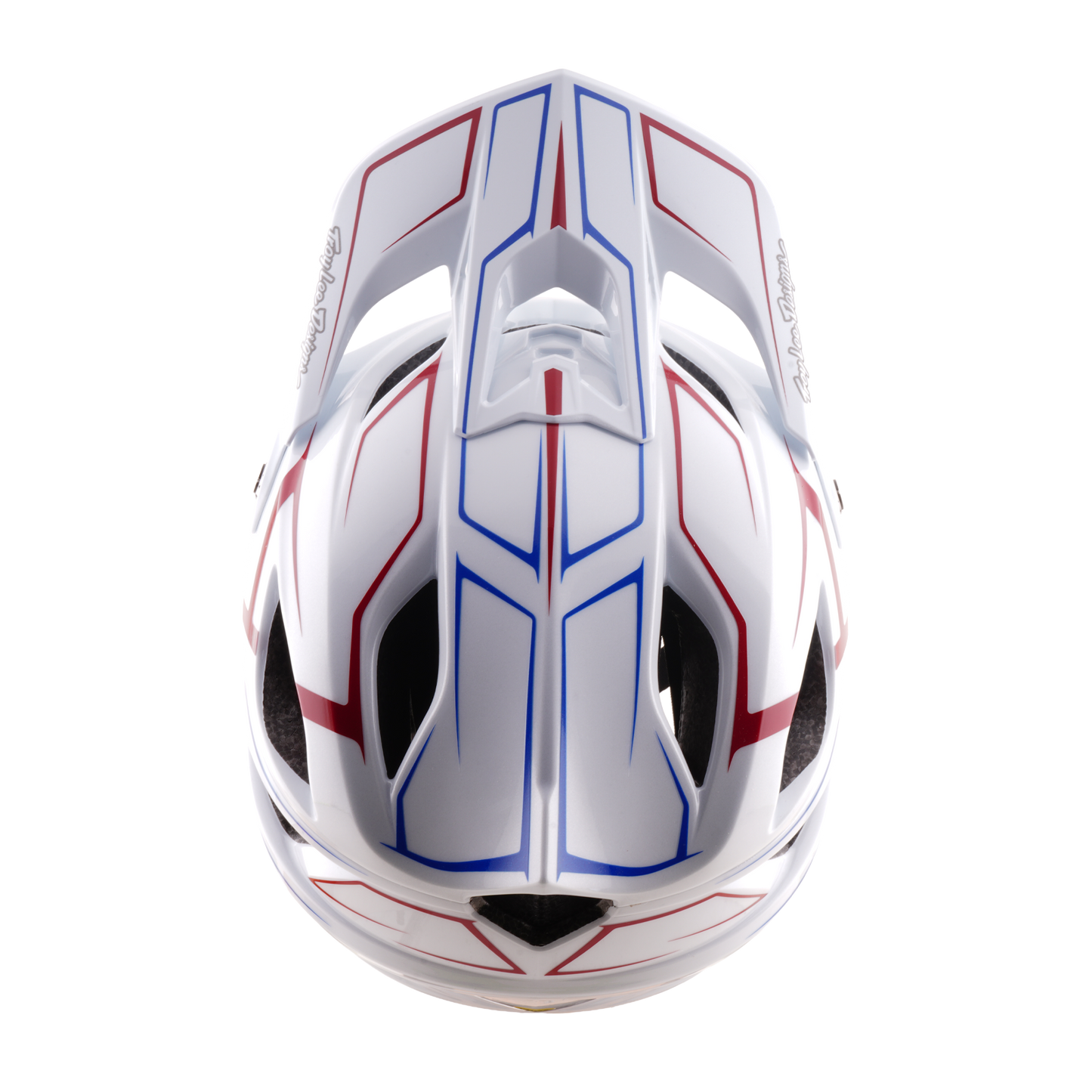 MTB helma TROY LEE DESIGNS STAGE STUNT PINSTRIPE White