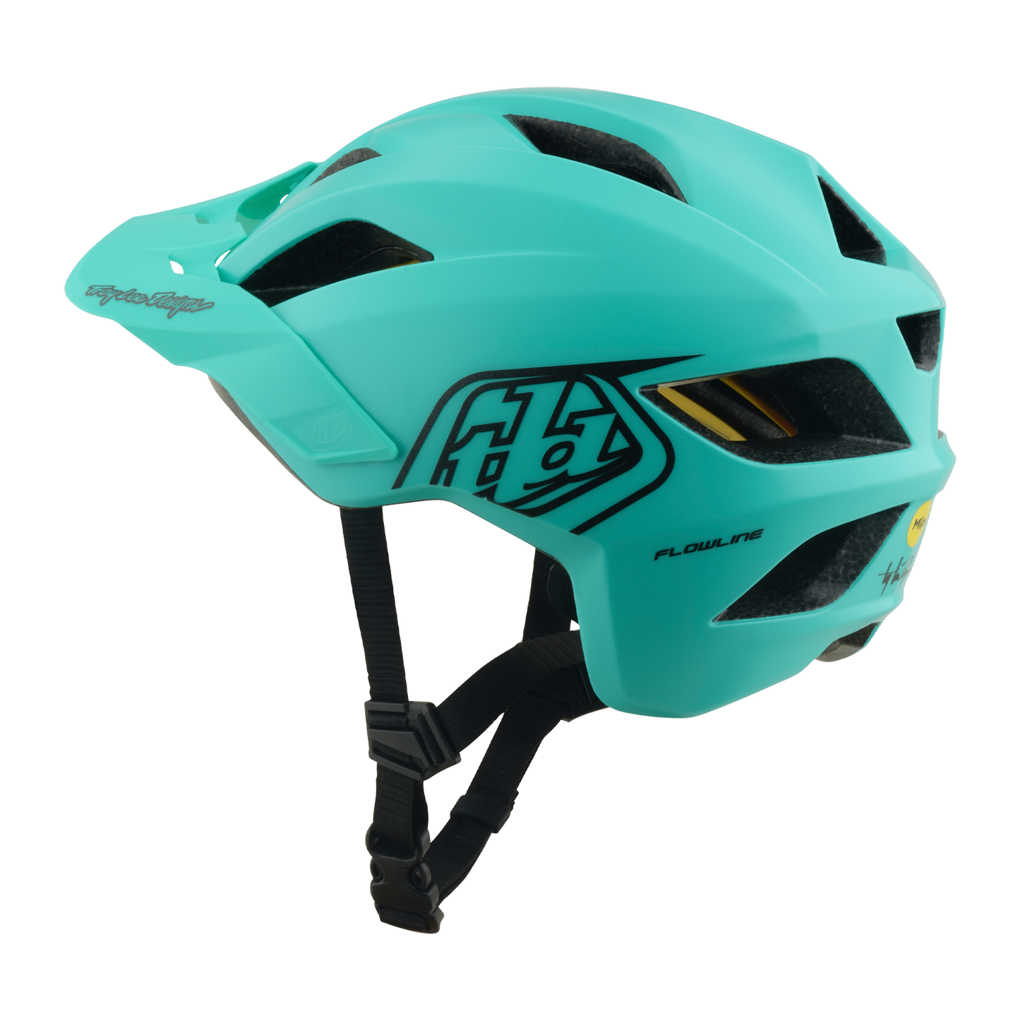 MTB helmet TROY LEE DESIGNS FLOWLINE POINT MIPS Junior Charcoal/Green