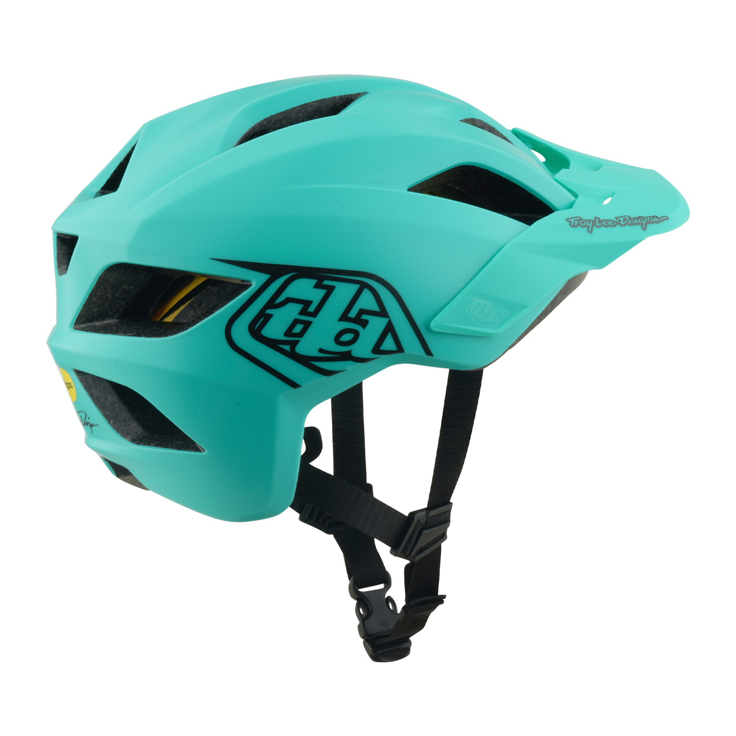 MTB helmet TROY LEE DESIGNS FLOWLINE POINT MIPS Junior Charcoal/Green