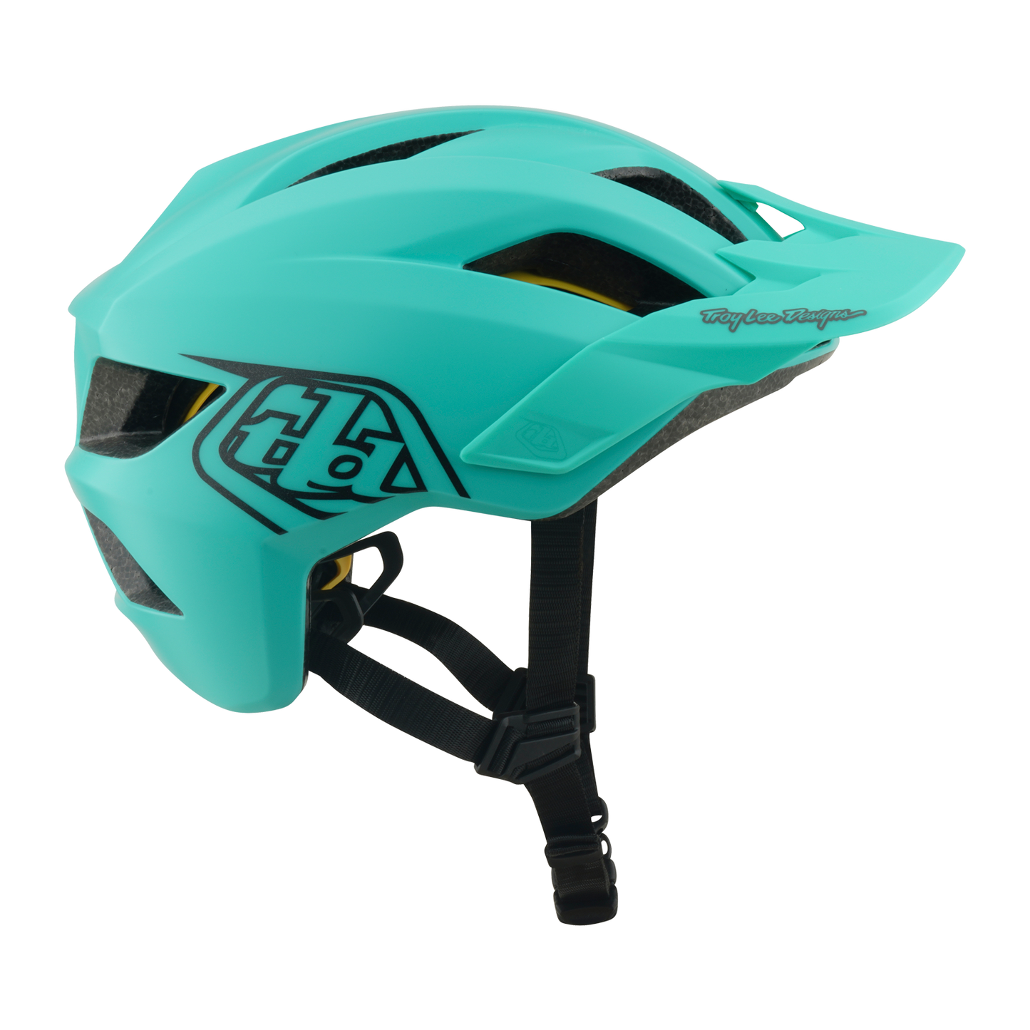 MTB helmet TROY LEE DESIGNS FLOWLINE POINT MIPS Junior Charcoal/Green