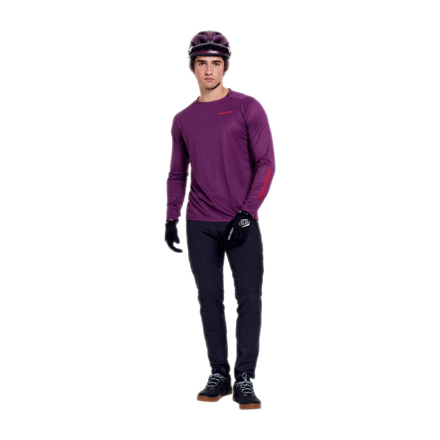 TROY LEE DESIGNS SKYLINE PRO MONO Dres s dlouhým rukávem Sangria