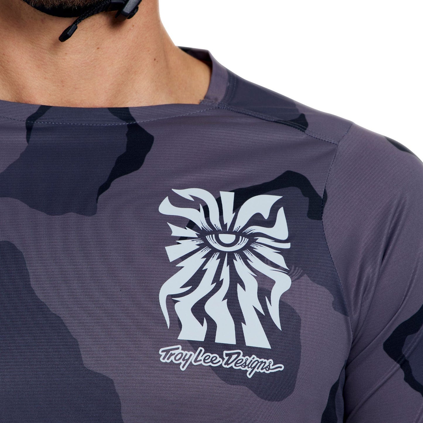 TROY LEE DESIGNS SKYLINE PRO FLOW CAMO Long Sleeve Carbon Jersey