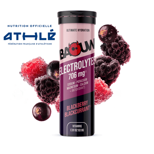 BAOUW Energy Drink (tuba s 10 tabletami) Blackberry/Cassis