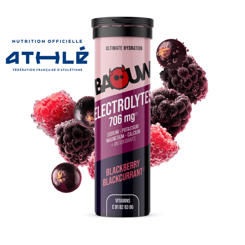 BAOUW Energy Drink (tuba s 10 tabletami) Blackberry/Cassis