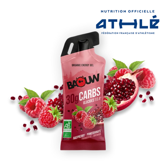Energetický gel BAOUW Malina/Granátové jablko (44g)