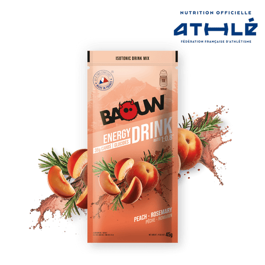 BAOUW ISOTONIC Energy Drink (45g) Peach/Rosemary
