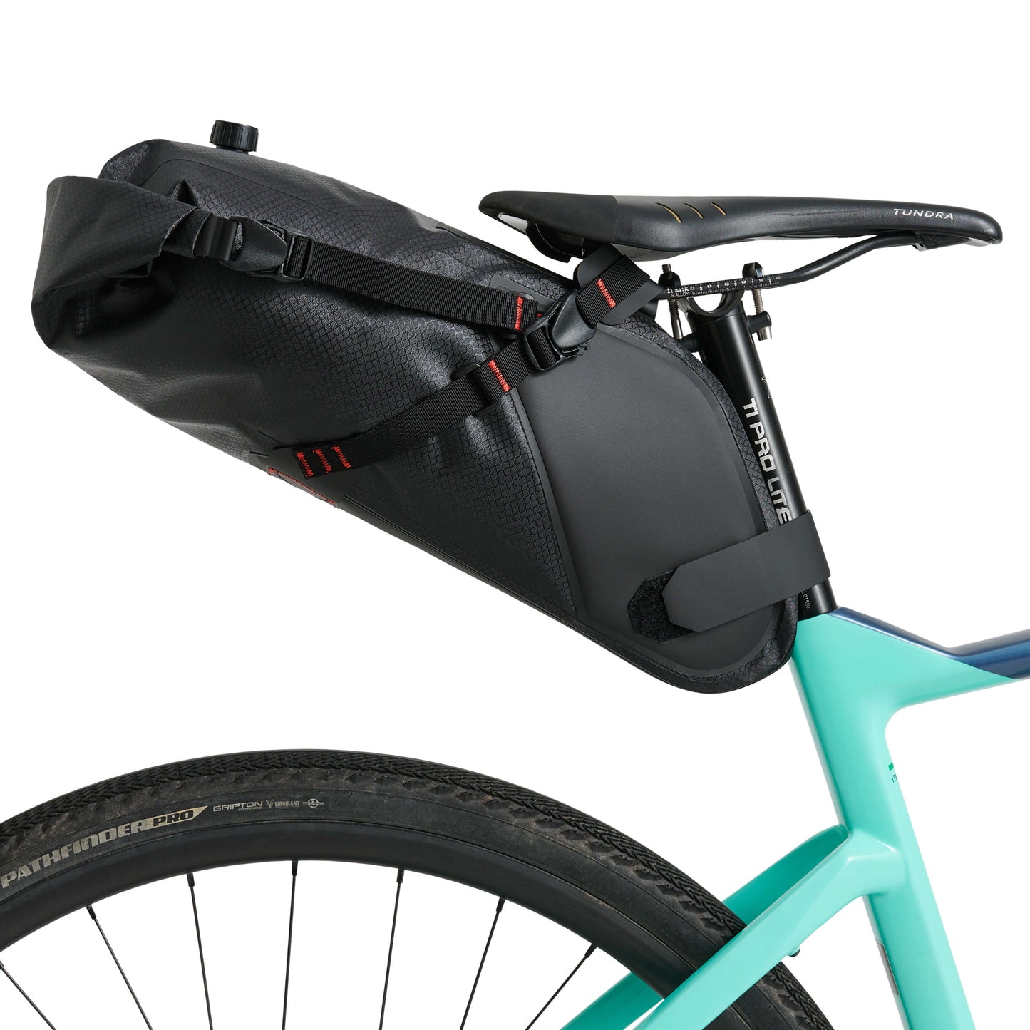 Sedlová taška USWE ROLLTOP SADDLE BAG 9 l, černá