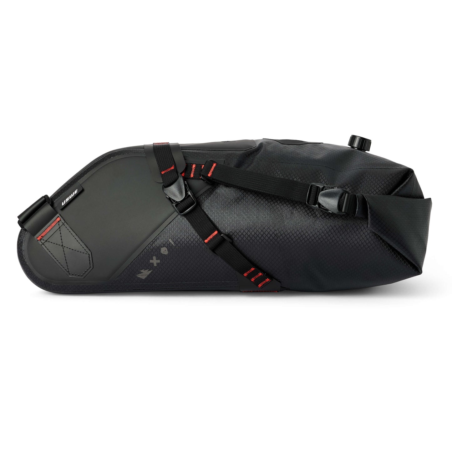 Sedlová taška USWE ROLLTOP SADDLE BAG 9 l, černá