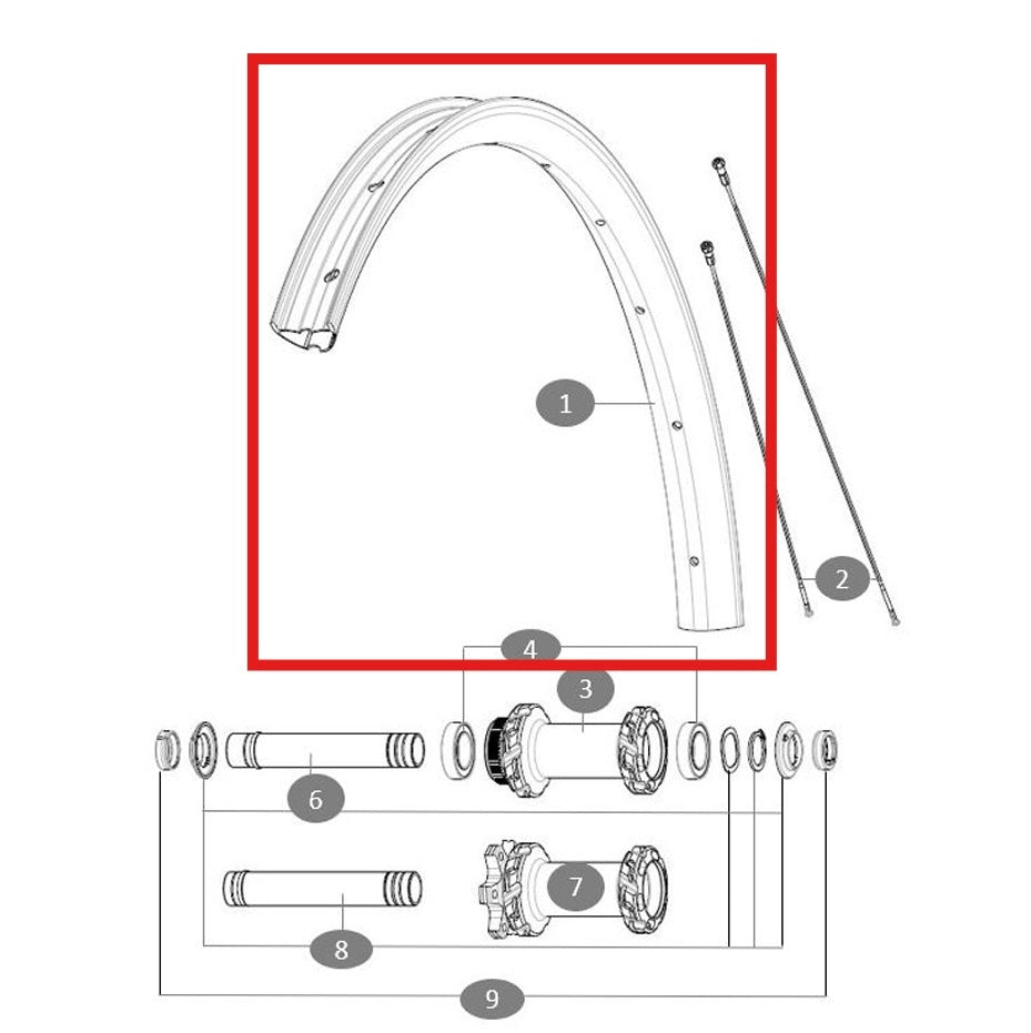 MAVIC CROSSTRAIL SL Carbon 29'' front rim