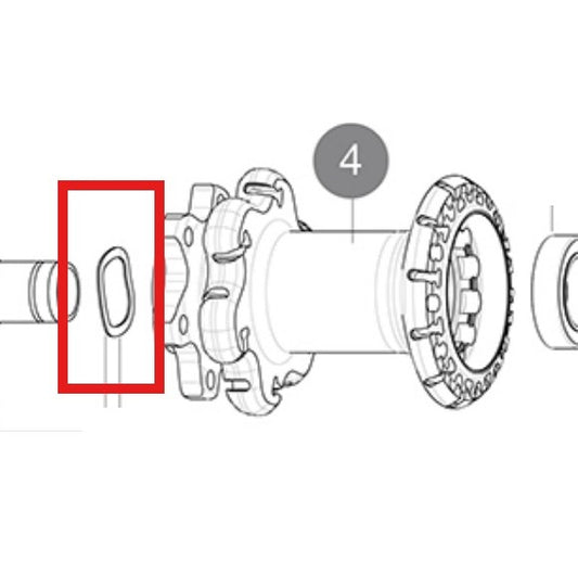 KIT 3 WAVE WASHERS MAVIC ID360 FOR BEARINGS 6903