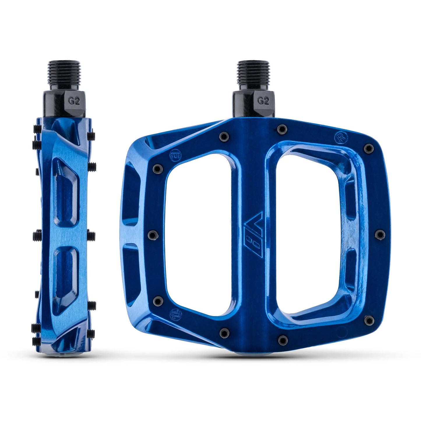 Ploché pedály DMR V8 Blue
