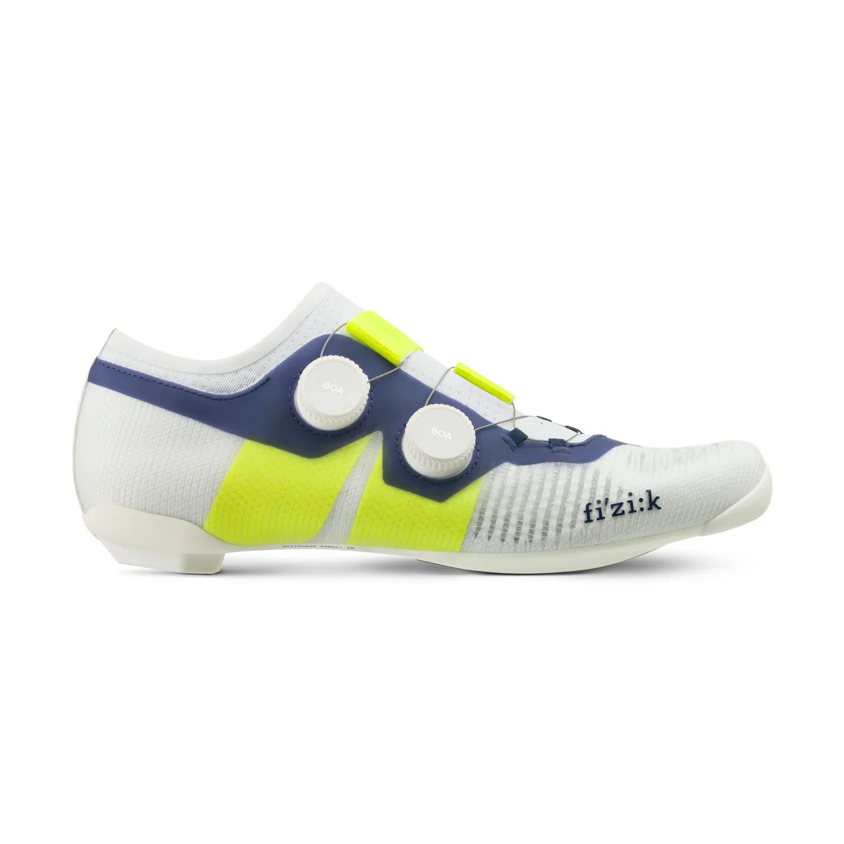 Silniční boty FIZIK VENTO VEGA CARBON, bílá/žlutá