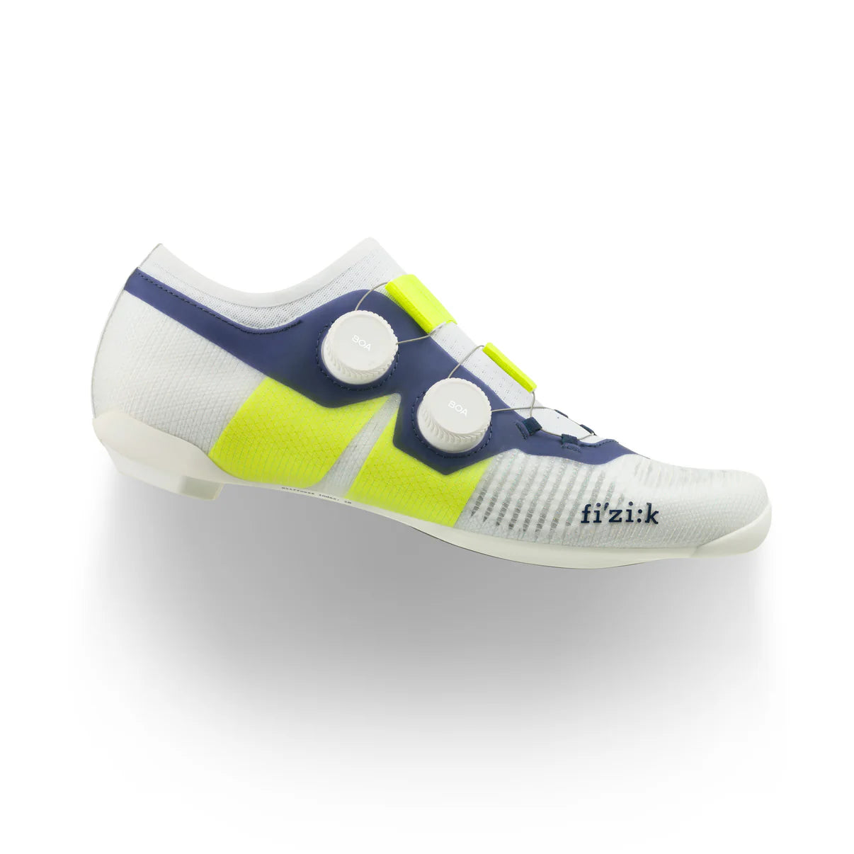 Silniční boty FIZIK VENTO VEGA CARBON, bílá/žlutá
