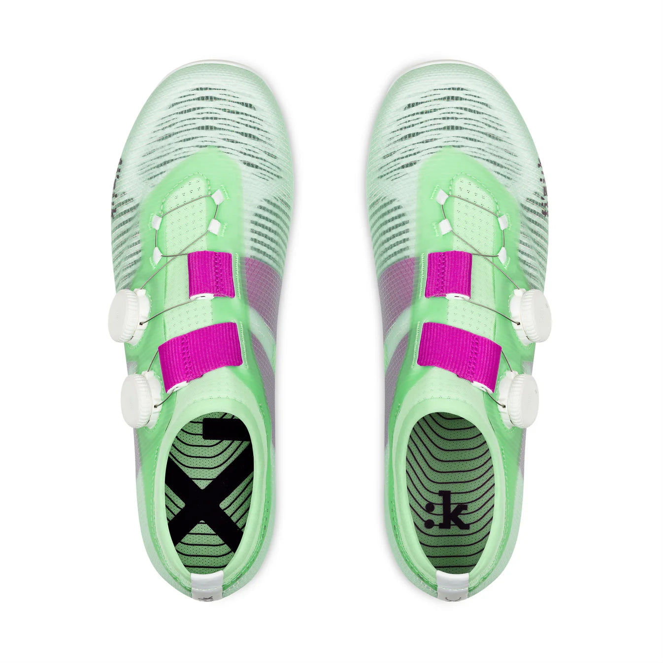 FIZIK VENTO VEGA CARBON Road Shoes - Green/Purple