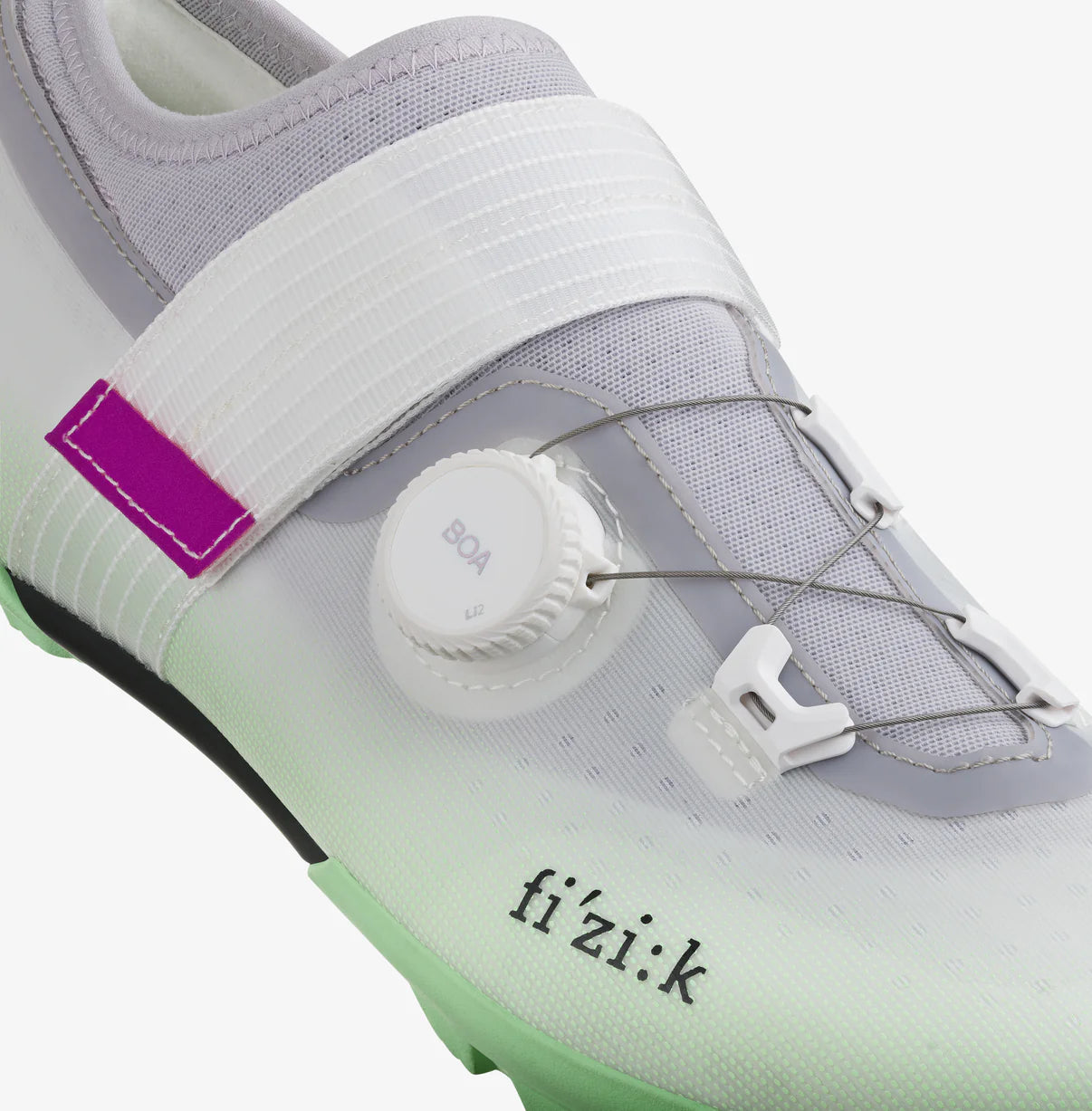 Horské cyklistické boty FIZIK FEROX 2 šedé/zelené