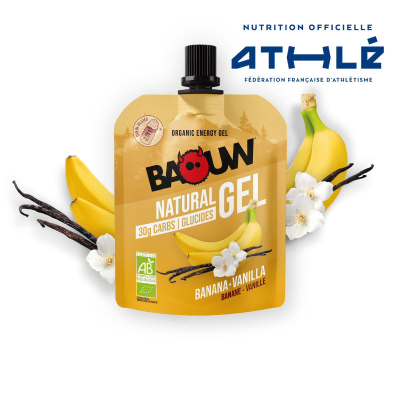 BAOUW ORGANIC Banánovo-vanilkový energetický gel (85g)