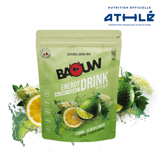 BAOUW ISOTONIC Energy Drink (585g) Lemon Elderflower