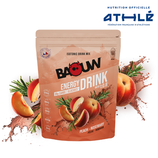 BAOUW ISOTONIC Energy Drink (585g) Peach Rosemary
