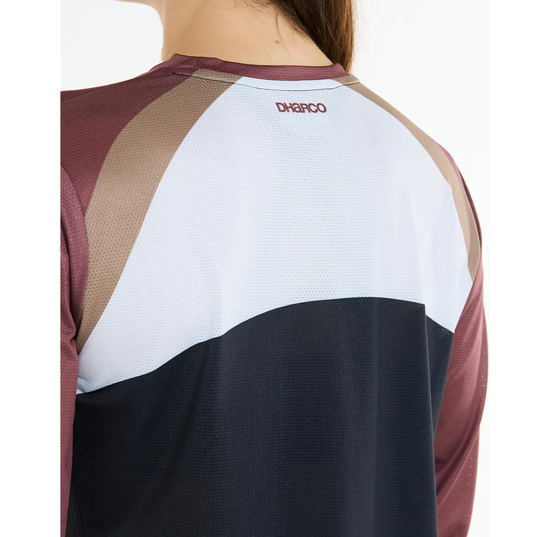 Dámský dres DHARCO RACE ULTRA VIOLET s dlouhým rukávem Black/Purple