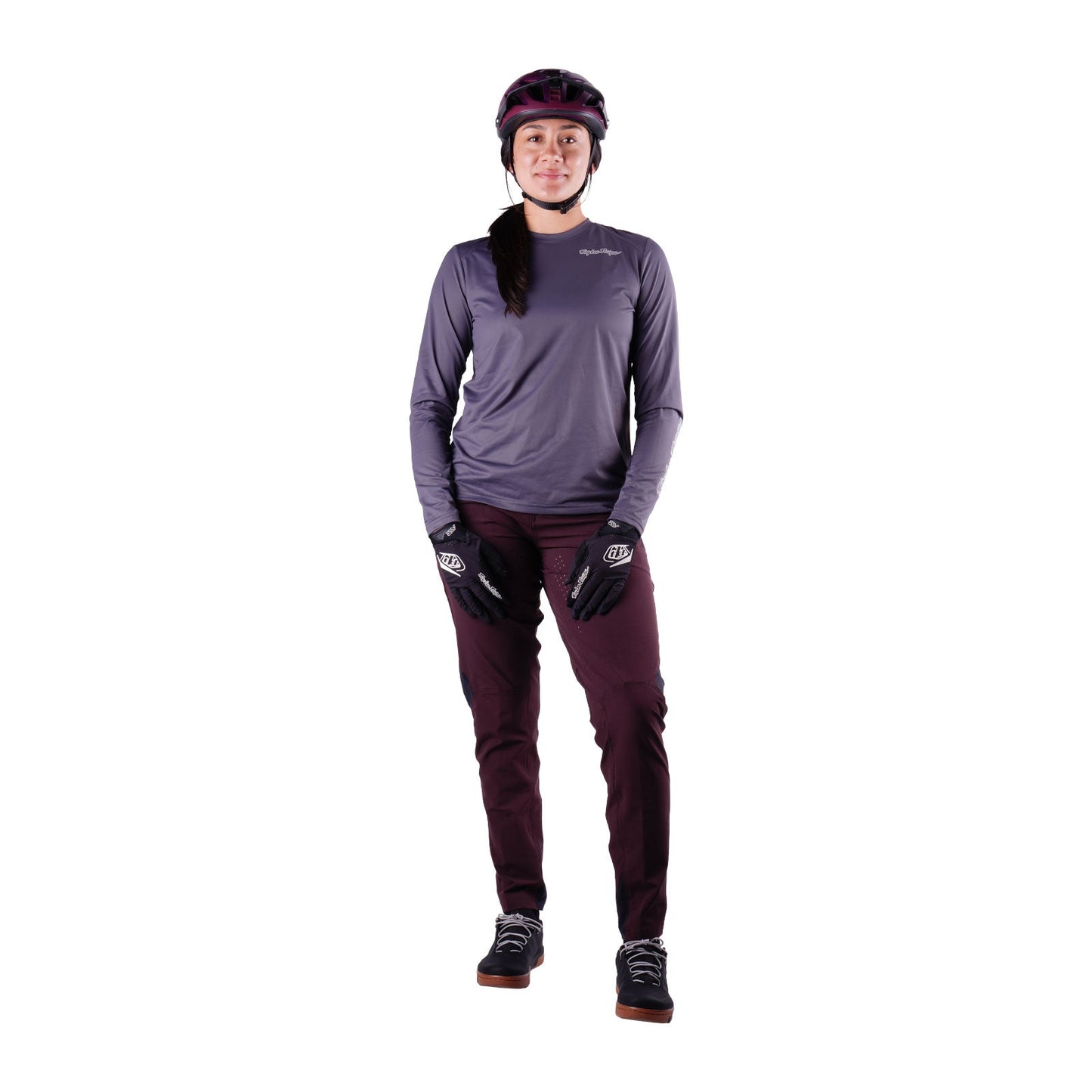Dámské kalhoty TROY LEE DESIGNS LILIUM PRO MONO Bordeaux