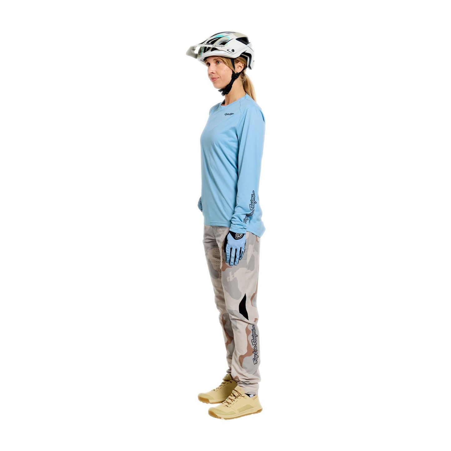 TROY LEE DESIGNS LILIUM PRO Dámský dres s dlouhým rukávem modrý
