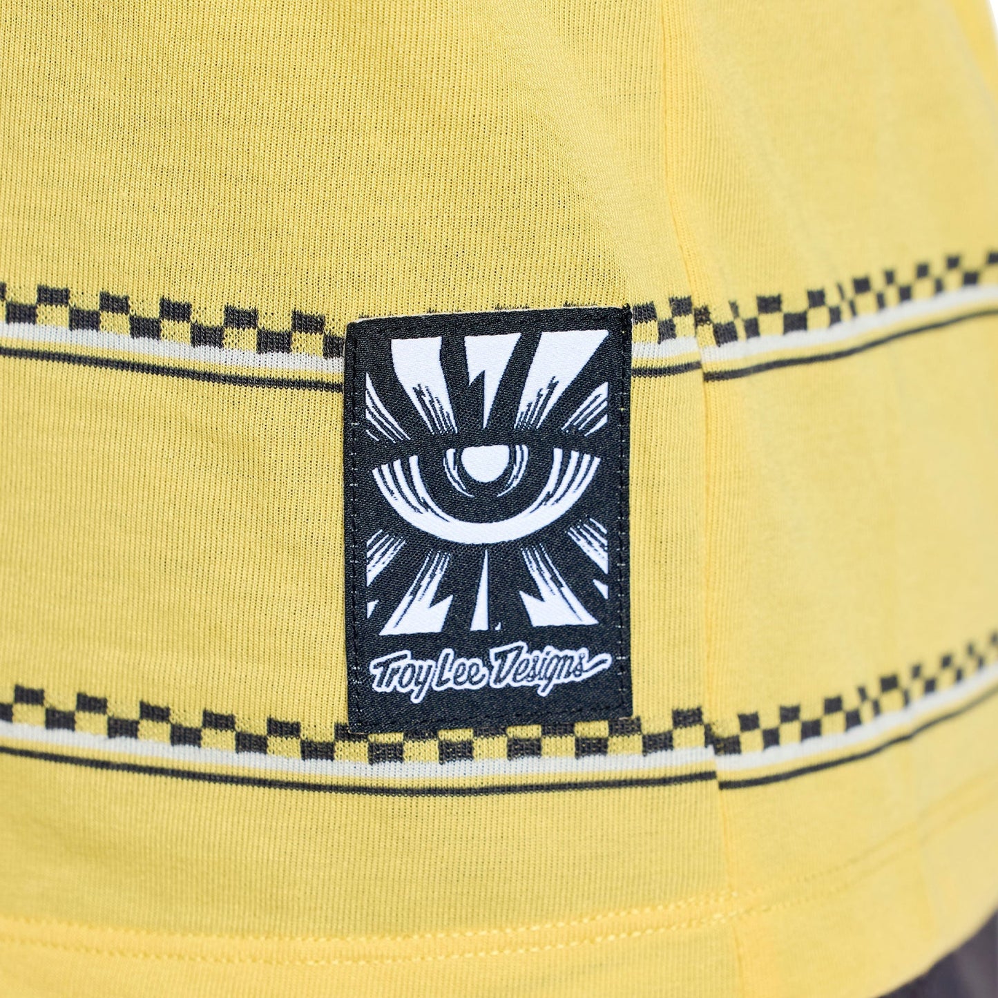 TROY LEE DESIGNS LILIUM RIDE CHECKED OUT Ladies Short Sleeve Jersey Yellow