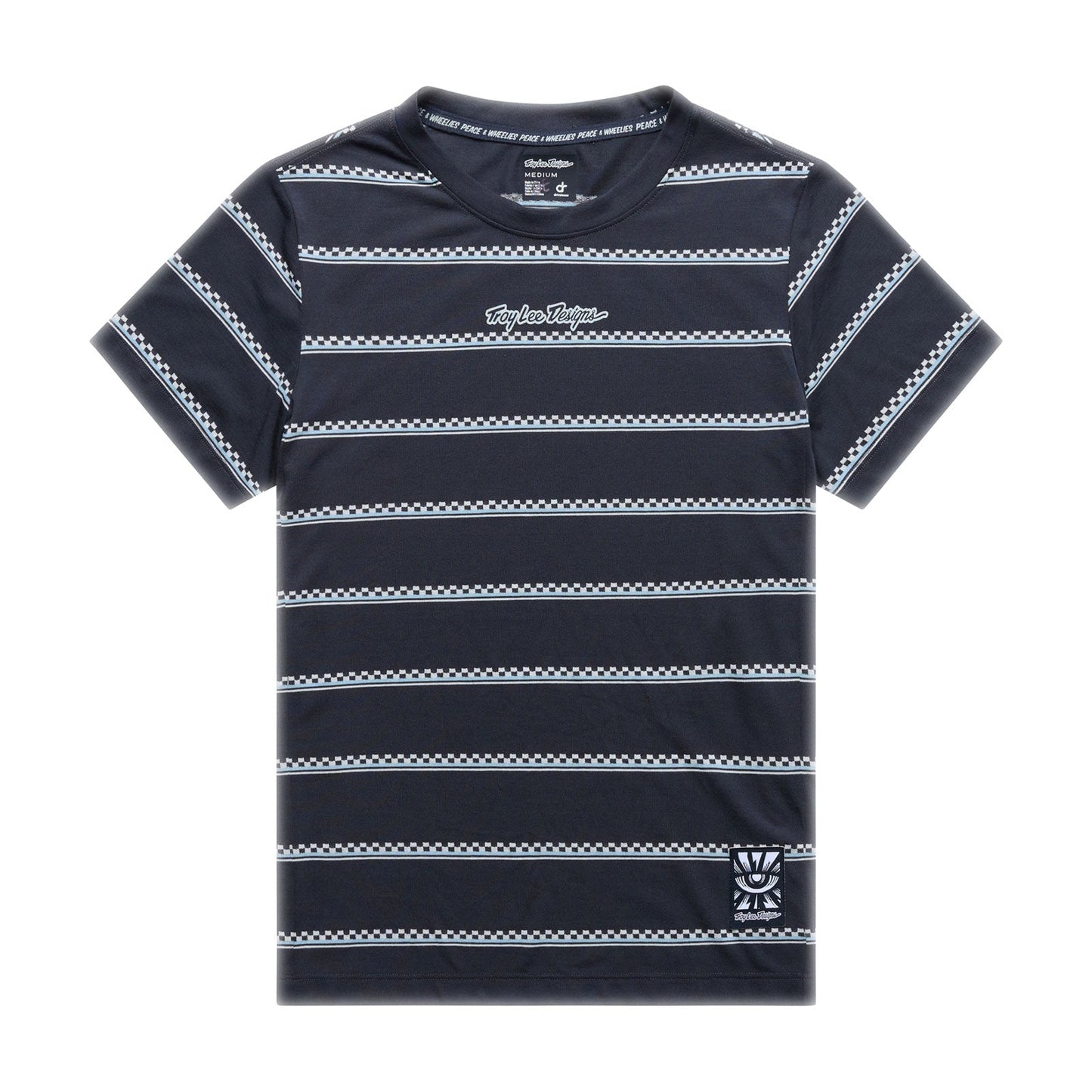 TROY LEE DESIGNS LILIUM RIDE CHECKED OUT Ladies Short Sleeve Carbon Jersey