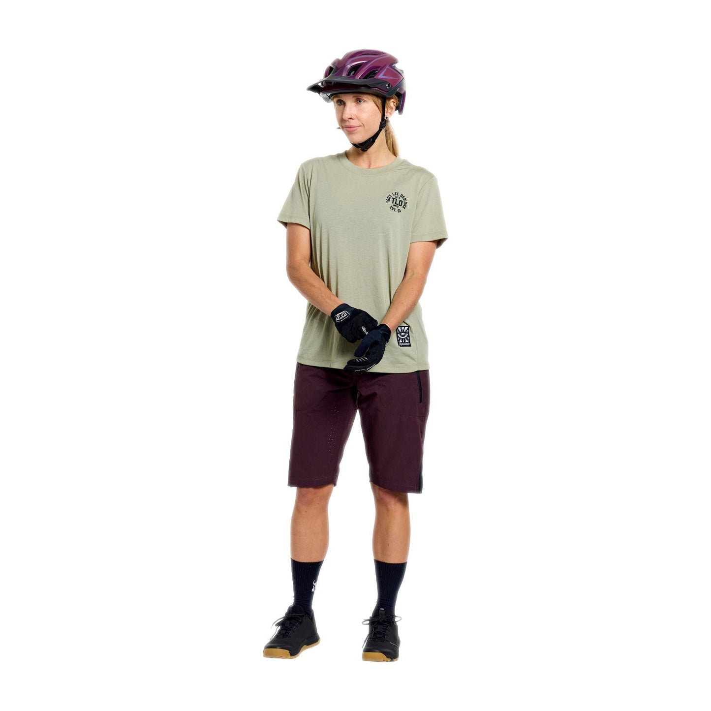 TROY LEE DESIGNS LILIUM RIDE STAMPS Dámský dres s krátkým rukávem Sage