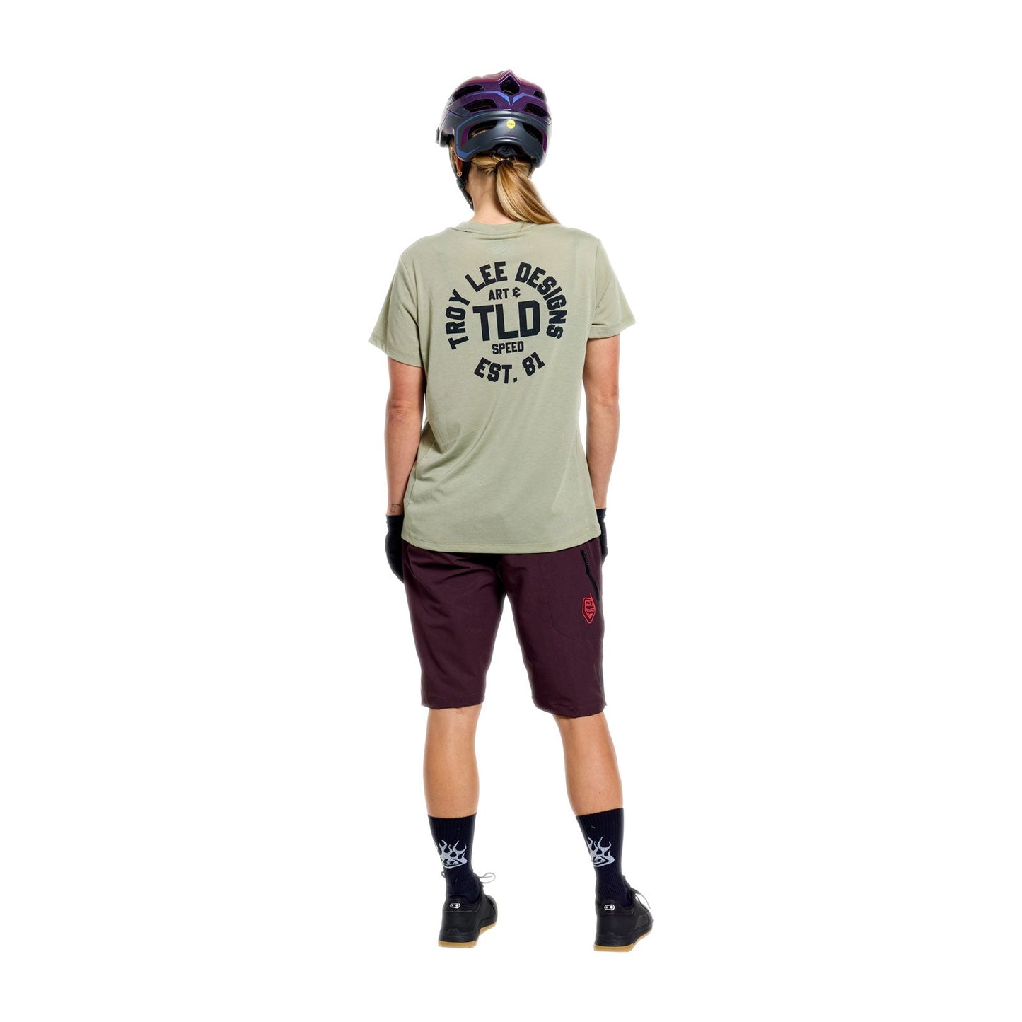 TROY LEE DESIGNS LILIUM RIDE STAMPS Dámský dres s krátkým rukávem Sage