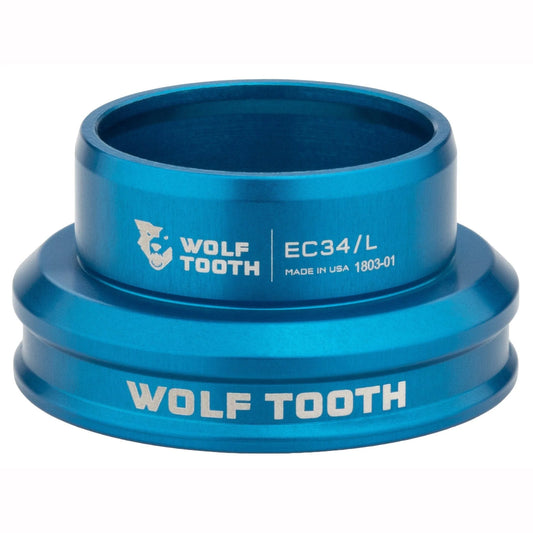 Low-Profile Cup for WOLF TOOTH PREMIUM 1"1/8 EC34 External Headset, Blue