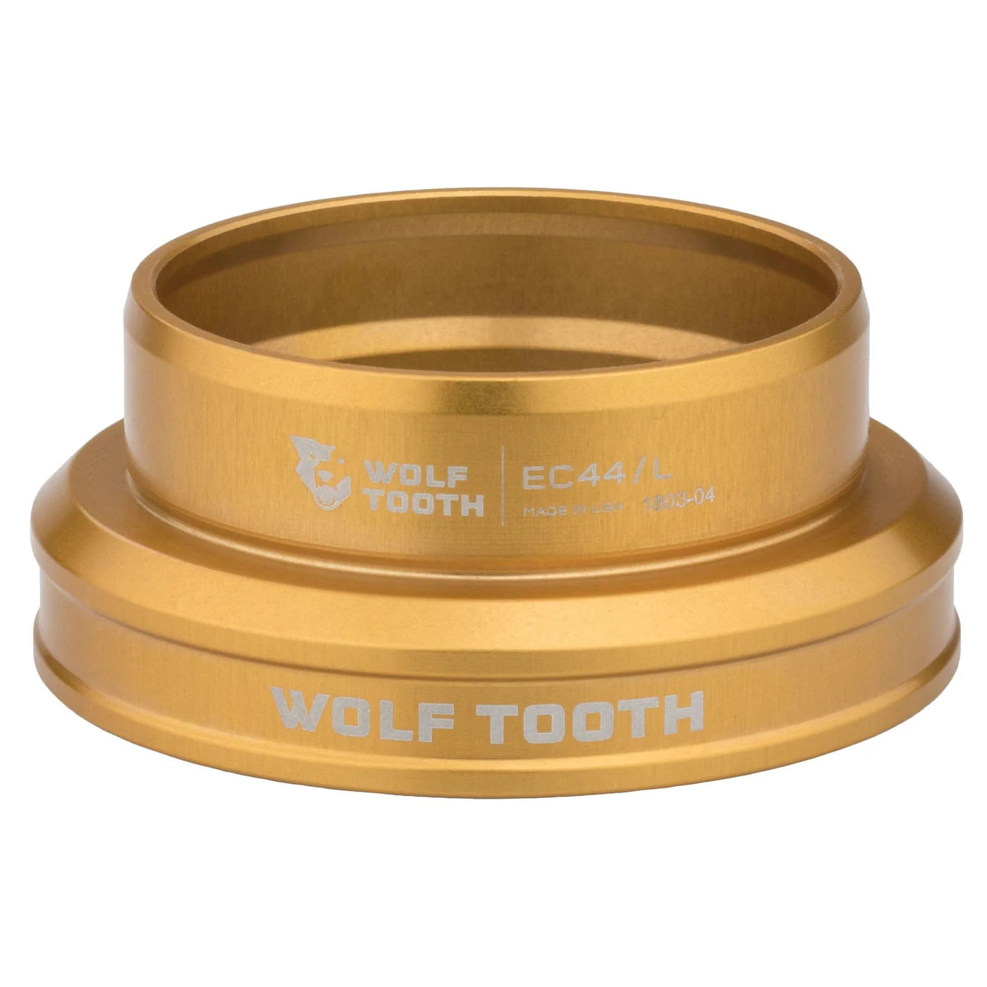 Low-Profile Head Cup for WOLF TOOTH PREMIUM 1.5" EC44 External Headset, Gold