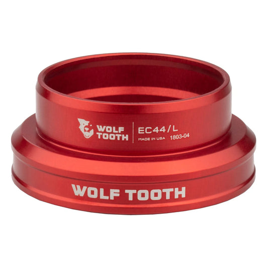 Lower Cup for External Headset WOLF TOOTH PERFORMANCE 1.5" EC44 Red