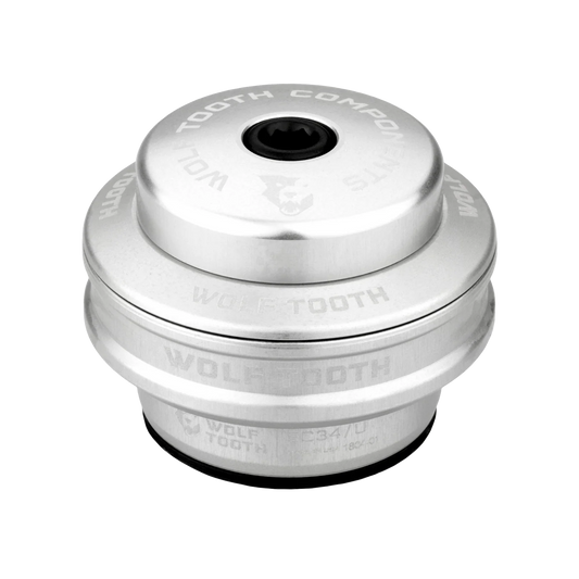 Tall Cup for WOLF TOOTH PERFORMANCE 1"1/8 EC34 External Headset, 16 mm Stack, Silver