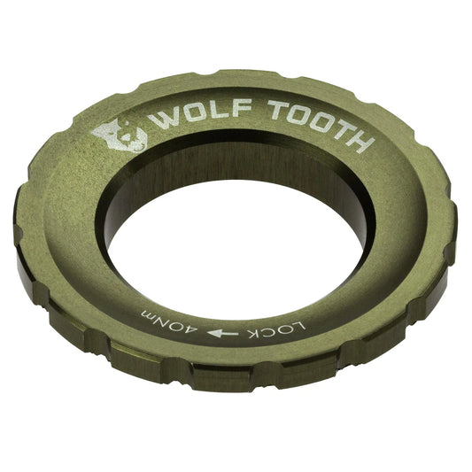 WOLF TOOTH Olive External Centerlock Nut